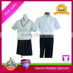 Custom Top Quality Blank Cheap School Girls Sex Uniform by Clothing Manufacturer thumbnail-1
