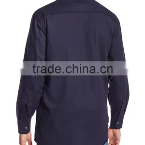 2017 Hot Sell New Design Men's Twill Long Sleeve Shirts Wholesale thumbnail-3