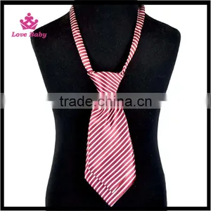 Wholesale Polyester Necktie Top Quality Baby Boys Tie Soft Fabric Adjustable Stripe Baby Necktie thumbnail-2