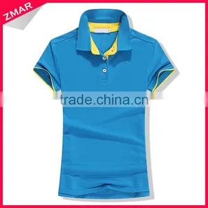 T Shirt Manufacturing China 100 Cotton Custom Ladies Polo Shirt thumbnail-1
