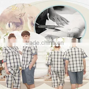 Custom Wholesale Multi-styles Lover Sleepwear Printed Casual Couple Pajamas thumbnail-4