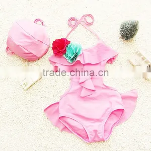S31360W Popular Young Girls Sweer One Piece Swimsuit Models thumbnail-1
