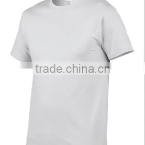 2016 Hot Sale Leisure Style Blank White Round Neck Tshirt for Men thumbnail-1