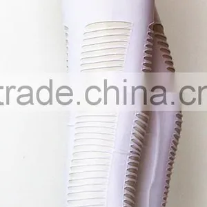 Sexy Seamless Mature Women Mesh Side Panels Legging thumbnail-4