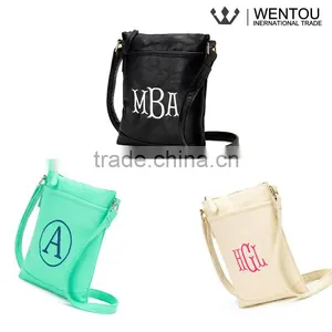 Personalized Monogrammed Crossbody Handbag With Long Strap thumbnail-1