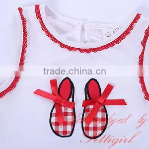 Girls Short Set Applique Kids Outfit thumbnail-4