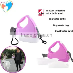 R1957H Hands Free Nylon Dog Leash Dog Lead Dog Jogging Leash With Waste Bag Collector thumbnail-2