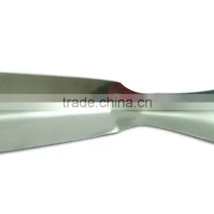 Stainless Steel Convenient Short Handle Small Metal Shoe Horn thumbnail-1