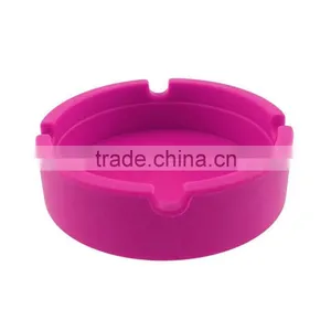 Pocket Portable Round Silicone Wholesale Ashtray thumbnail-5