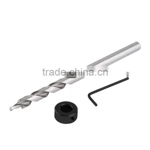 1pc 9.5mm Spiral Flute Pocket Hole Jig Pilot Straight Shank Stepped Drill Bit Drop Shipping Wholesale thumbnail-1