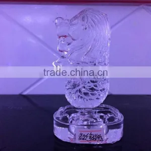 Wholesale Singapore Merlion Crystal Building Model Crystal Souvenirs Gifts thumbnail-5