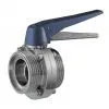 Stainless Steel Sanitary Threaded Butterfly Valve thumbnail-1