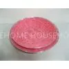 Pink Handmade Rattan Round Bread Basket Tray For Coffee Shop thumbnail-1