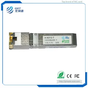 H-9312-T Hot-pluggable 10GBASE-T Copper RJ-45 SFP+ Transceiver Module thumbnail-1