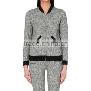 Ladies Youth Trendy Sports Jersey Jacket thumbnail-3
