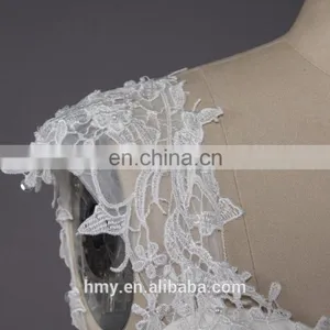 V Neckline A-line Sexy Backless Bridal Gown Lace Wedding Dresses Styles thumbnail-6