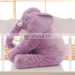 Newest Elephant OEM Dolls Cushion Custom Animal Pillow Plush Toys thumbnail-3