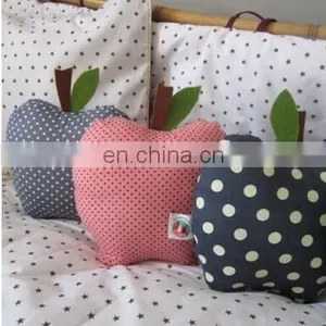 Emoji Pillow Cartoon Pillow ,Apple Door Stoppers Apple Cushion Simple, DIY, Sewing Projects for Baby thumbnail-3