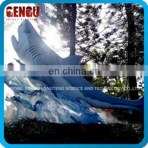 Water Park Remote Control Simulation Rubber Animal Shark thumbnail-2