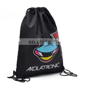 Fashion Digital Printing Calico Backpack Bag With Drawstring thumbnail-2