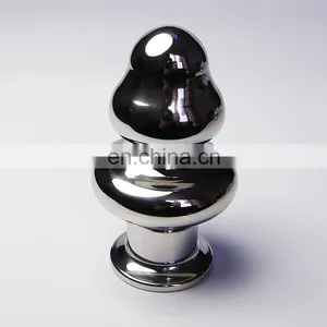 Mushroom Shape Flashing Light Anal Butt Plug, Jewelry Anal Plug thumbnail-2