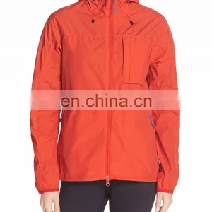 Long Sleeves Zip Through Women Lightweight Sports Windbreaker Jacket thumbnail-1