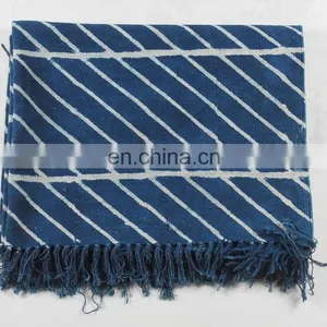 100% Cotton Wholesale Indian Handmade Blue Indigo Area Rugs thumbnail-4