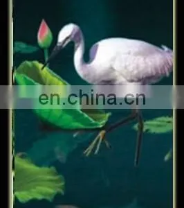 Under the Background of Green White Swan3D Lenticular Cell Phone Case thumbnail-1