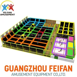 Large Safety Net Indoor House Trampoline Park Prices for Kid thumbnail-5