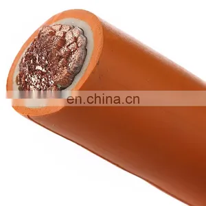 Copper Conductor Double Insulated Soft Flexible Rubber Welding Cable/IEC 81 YH Welding Cable 70mm2 90mm2 thumbnail-2