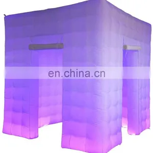 Custom Made Wedding Party Prop Inflatables Blow Up Selfie Photo Booth Enclosure UK With LED Lighting thumbnail-4