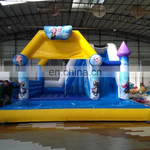 2020 Popular Portable Tall Slide ,inflatable Bounceland Bounce House With Frozen Theme thumbnail-6