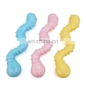 Earthworm Shape Puppy Chew Toy Play Toy Safe Material and Cute Shape thumbnail-3