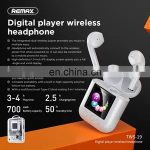 Remax 2020 Latest Multifunctional Type-c Blind Mating 3 in 1interface Bluetooth Earphone Wireless thumbnail-3