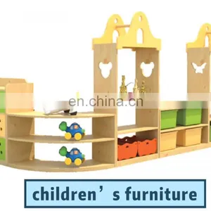 Childcare Center Furniture J212G Bed Wooden Plastic Bed for Kids thumbnail-1