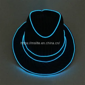 10Pcs European and American Popular Stage Led Luminous Jazz Hat thumbnail-3