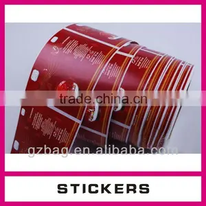 Adhesive Sticker Labels Printing, Sheet Adhesive Sticker Labels thumbnail-1