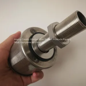 Wedge Wire Filter Nozzle, Johnson Screen Nozzle, Stainless Steel Strainer Nozzle, Filter Bottom Nozzle Element thumbnail-5