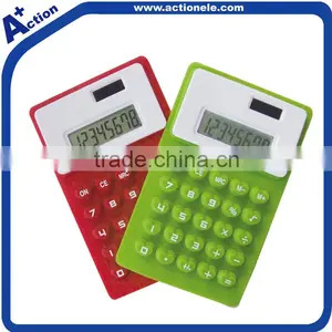 8 Digit Cute Rubber Calculator thumbnail-1