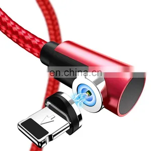 Fabric Data Line Fast Charging Line Phone Charger Usb Charging Nylon 1M Micro Usb Type-C Ios Cable 3 In1 Mobile Phone Data Line thumbnail-1