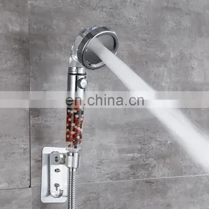 Handheld Ionic on off Shower Head High Pressure Water Saving Filter 3-Layer Filtration Hand Shower thumbnail-5