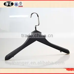 Black Plastic Hanger Rubber Coated Hanger for Clothes Supplier's Choice thumbnail-4