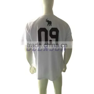 Custom Short Sleeve Baseball Uniform Sublimated Dri Fit Blank Baseball Jersey thumbnail-4