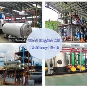 Tire/plastic Pyrolysis Oil to Diesel Refinery Plant Disposing Used Engine Oil to Diesel Recycling Machine thumbnail-3