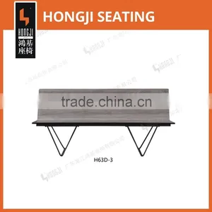 Good Price Europe Patented Indoor Public Waiting Chair Seating Benches for Airport Salon Bus Station Hospitable H63D-M thumbnail-1
