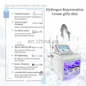 8 in 1 Hydra Microdermabrasion Peel Deep Cleaning Beauty Salon Equipment H2O2 Hydrogen Oxygen Skin Rejuvenation Facial Machine thumbnail-3