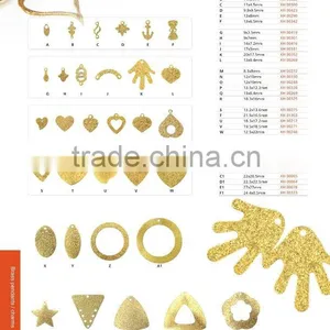 Sand Finish Charms Jewelry Finding thumbnail-1