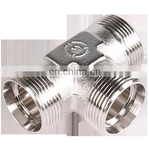 Wholesale T QHH3745.2 SS304 SS316 Stainless Steel Pipe Fitting Quality Tee Pipe Fitting thumbnail-2