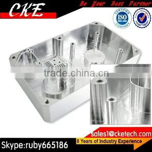 China CNC Precision Machining Service Custom Silver Anodize Aluminum 6061 CNC Metal Case thumbnail-1