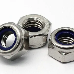 DIN 985 Standard Hexagon Lock Nut Prevailing Torque Type With Nylon Insert thumbnail-2